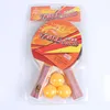wholesale cheap price good quality poplar wood rubber ping pong paddle /racket /racquet table tennis racket /paddle