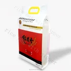 OEM colorful printing stand up nylon rice corn bag with zipper, flexible plastic food packaging pouch