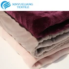 Wholesale different colors coral fleece silk velvet fabric