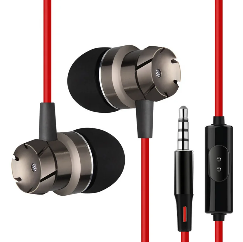 High quality Wired communication earphones 3.5mm sports with mic handsfree - ANKUX.COM