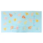 Super soft custom made 100% cotton velour reactive printed ice cream bath towel