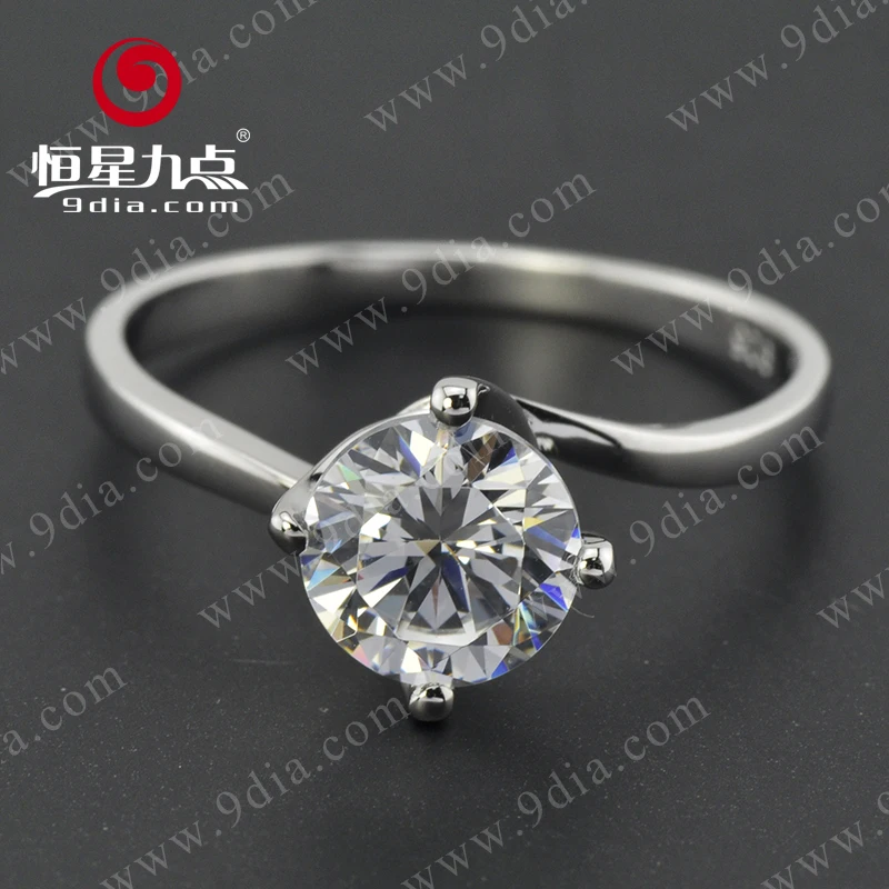 Wholesale Hot Selling Ring High Quality Engagement Jewelry Moissanite Diamond Engagement Ring