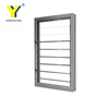 Aluminum frame glass louver window, easy ventilation, aluminum clear or obscure glass louver