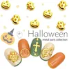 Cheap Gold Silver Skull pumpkin candy halloween 3d nail decoration for glitter nail art beauty 1-12