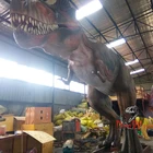 Dino276 Theme Park Large Scale Park Life Size Animatronic Tyrannosaurus Rex Dinosaur