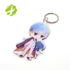Vograce Wholesale glitter eco-friendly transparent anime custom printed acrylic charms