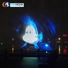 laser projector water screen movie fountain
