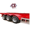 Widely used 3 axles Container Skeleton Semi-Trailer Semi Truck Trailer