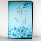 Environmental carbon crystal infrared electric bathroom panel mounted electric heater