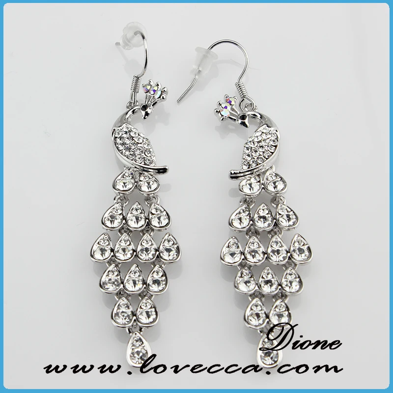 New Products fashion Europe style earring for women ,crystal lady earring for decor