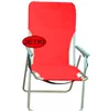 fold up portable steel iron high back chair