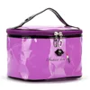 Fashion style waterproof light color natural zipper cosmetic bags cases makeup