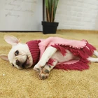 Speedypet Fashionable Pet Dog Red Turtleneck Sweater Knit Coat