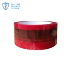 security void acrylic transfer plastic printed custom logo packaging sealing packing adhesive tape