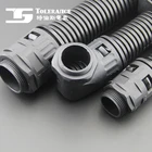 PA flexible corrugated electrical cable conduit pipes protection hose
