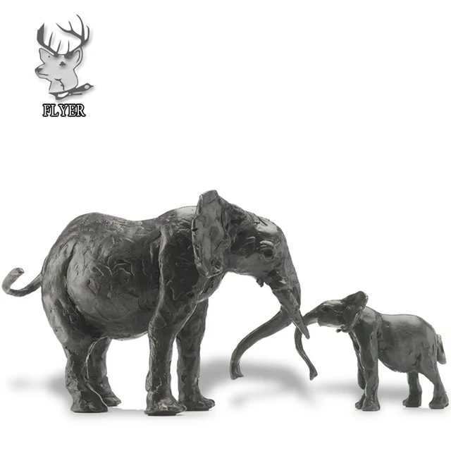 bronze elephant casting
