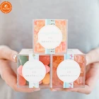 2x2x2 inch Food Grade Mini Clear Acrylic Candy Cube Box With Lid For Christmas