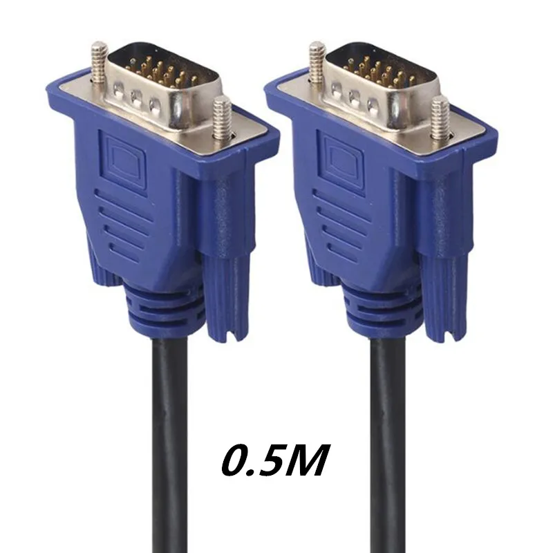 10ft 15Pin HD15Pin Super SVGA VGA Monitor M//M Male To Male Cable for PC TV HDTV