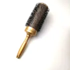 High Quality Professional Salon one piece handle longer plastic handle round ceramic hair brush