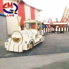 Christmas Trackless Train amusement park train outdoor/indoor trackless train electric toy ride for adults and kids
