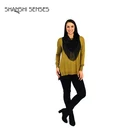 Triangle Scarf Designer Scarf Ladies Triangle Velvet Chiffon Scarf With Rayon Fringe