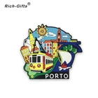 Custom Soft Rubber PVC Magnet Fridge Magnet Souvenir For Porto