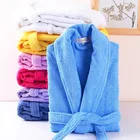 100% Hotel Cotton Hotel Bathrobe Manufacture Wholesale Premium Quality Terry Cloth Robe 100% Cotton Luxury Hotel White Bathrobe