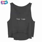 100% cotton blank tops women sleeveless t shirts blouses OEM