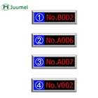 Red Tube Chip Color And Indoor Usage Juumei Queue Token Number Dot Matrix LED Counter Teller Display
