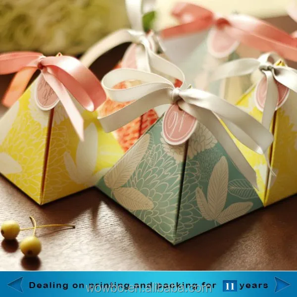 elegant triangle exquisite decorative creative design candy