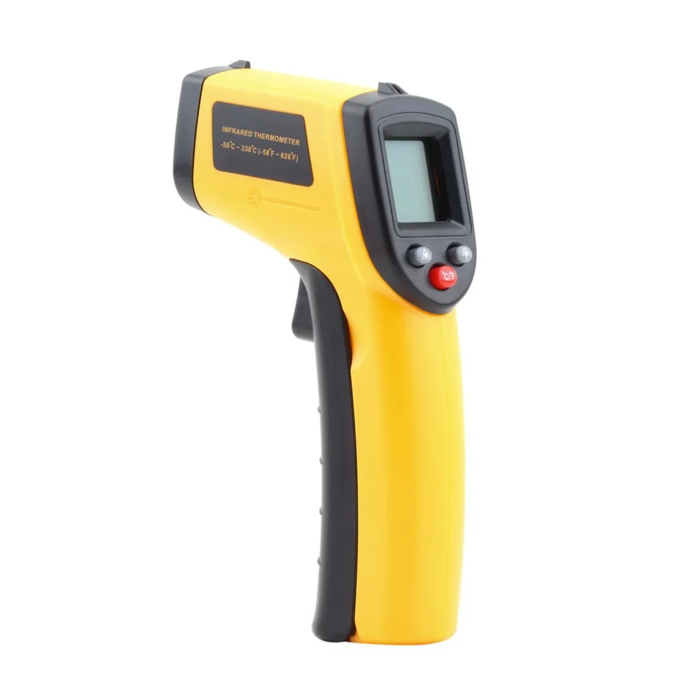 1 Pcs GM320 Laser LCD Digital IR Infrared Thermometer Temperature Meter Gun Point -50~330 Degree Non-Contact Thermometer