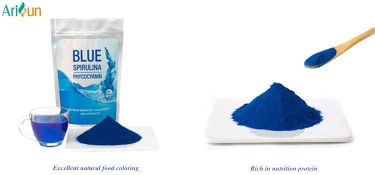 it has the beautiful sky blue food coloring powder, needed to