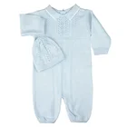 Newborn Baby Knit Romper with hat Knitted Baby Boy Clothes