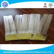 OPP Bottom Gusset Bags with Gold Card Inside