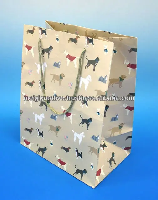custom print paper gift bag
