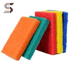 cleaning capacity nylon thick non-abrasive scouring pad