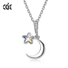 China Wholesale Jewelry Women Moon And Star Necklace