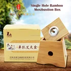 Zhonglan bamboo moxa moxibusiton box body acupoint massage device roll stick holder moxibusition tool
