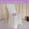 YT00873 elastic leg holder white spandex america plastic chair cover