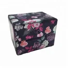 Beautify Mirrored Glass Jewelry Box & Cosmetic Organizer: 2 Drawers