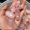 Wholesale high quality natural large size rose quartz stone bulk crystals tumbled stones for healing