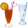 Promotional Custom Color Unbreakable 250ML 8.5OZ Plastic Juice Glasses