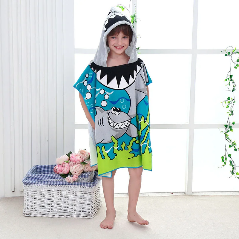 childrens beach poncho