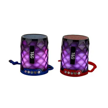 Portable Mini Stereo LED Light Bluetooth 5.0 Speaker For Phone PC - ANKUX Tech Co., Ltd