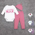 2019 ins baby clothing baby romper hat pant clothes set gift baby girls boys clothing set winter