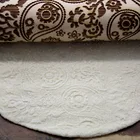 Engraved wooden rolling pin with paisley pattern for embossed cookies