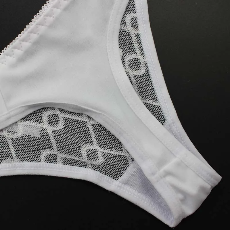 Stock Newest Lace Women's Sey Panties Briefs Bikini Knickers Lingerie Underwear Thongs G-string see through briefs women c strin