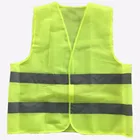Wholesale 100% Polyester Custom 60g Traffic Road Work Construction Security High Visibility Reflective Safety Vest with Logo