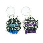 Wholesale customized Shape Soft PVC Keyring Rubber Keychain
