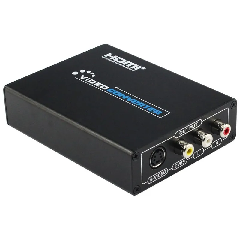 Hdmi To Composite Svideo Converter 1080p Hdmi To Av Audio Video Converter Support Pal/ntsc